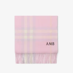 Check Cashmere Scarf