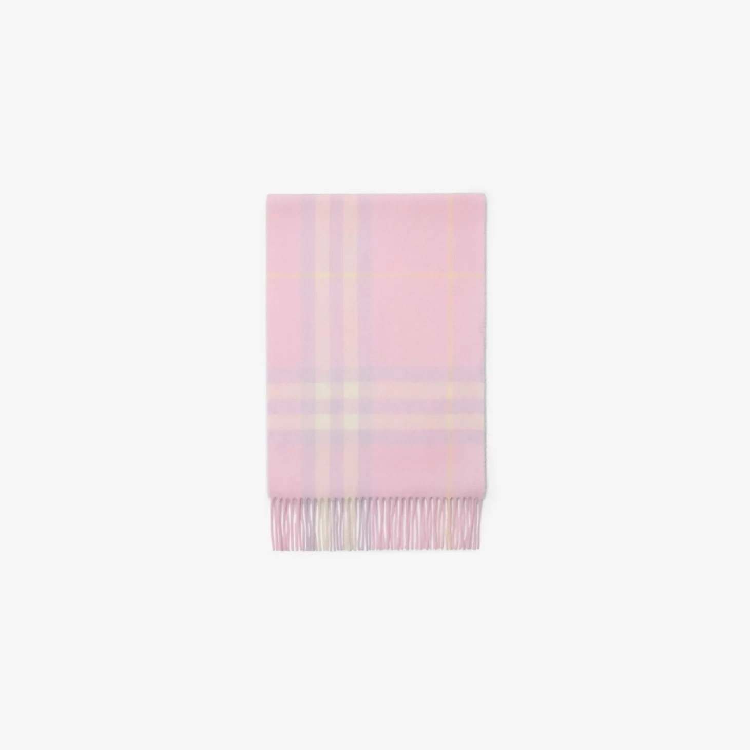 Check Cashmere Scarf