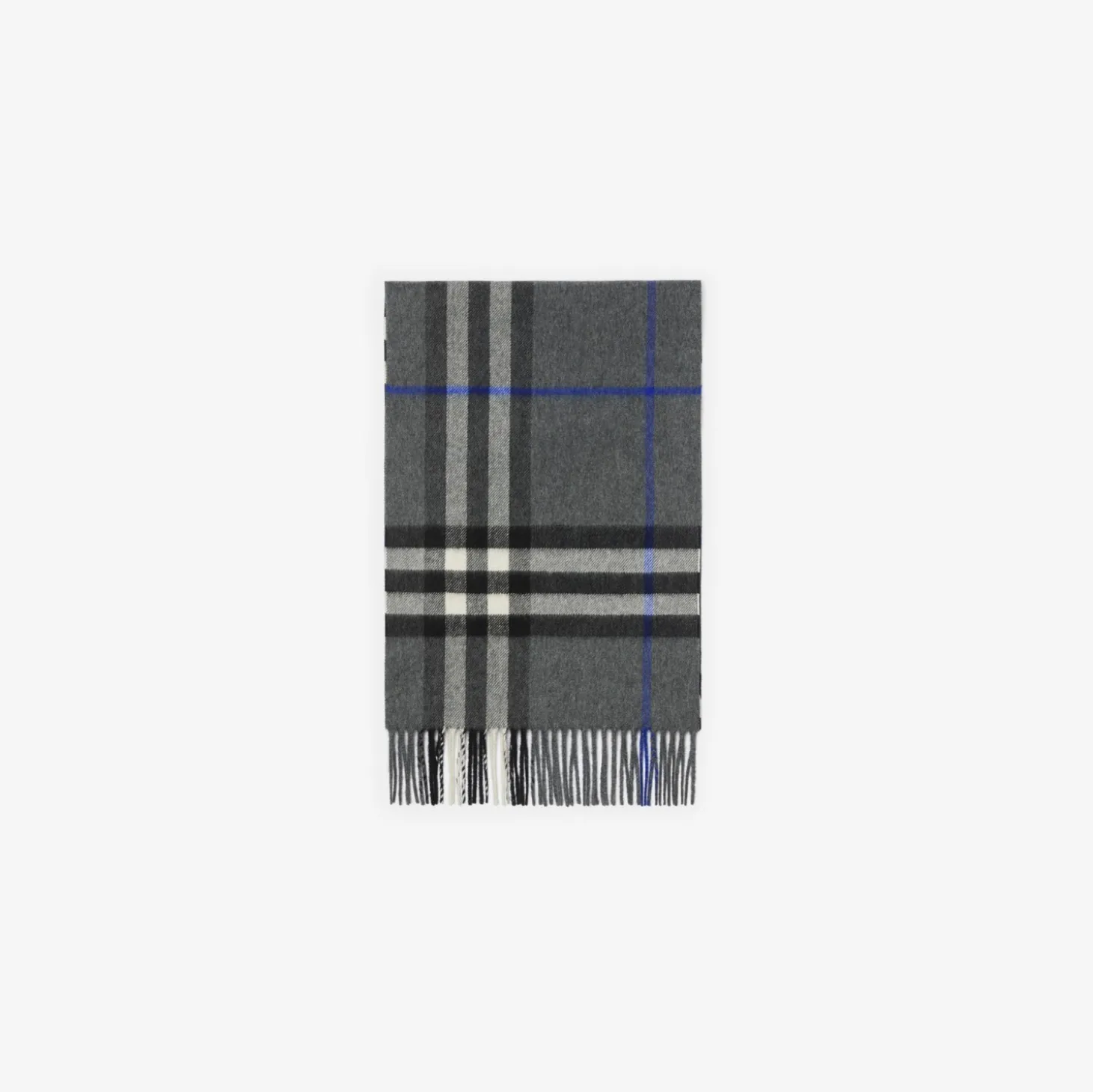 Check Cashmere Scarf