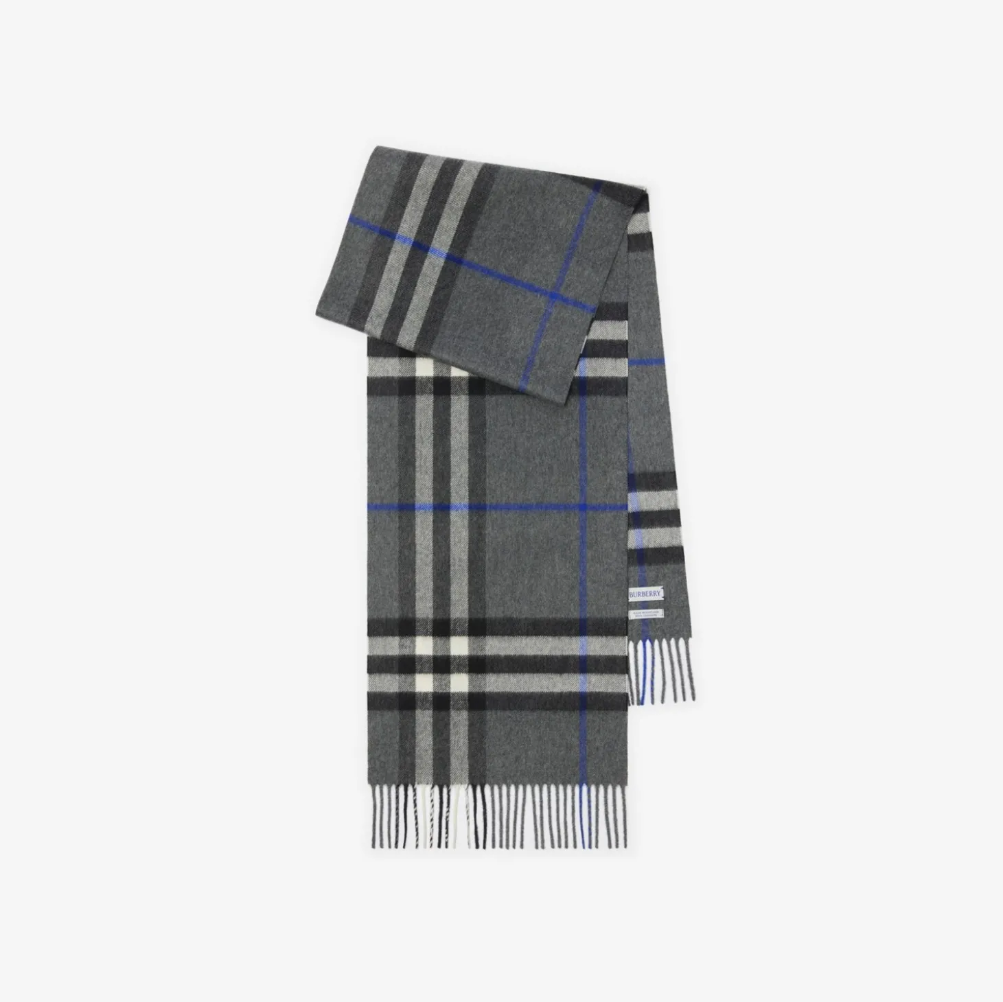 Check Cashmere Scarf