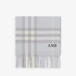 Check Cashmere Scarf