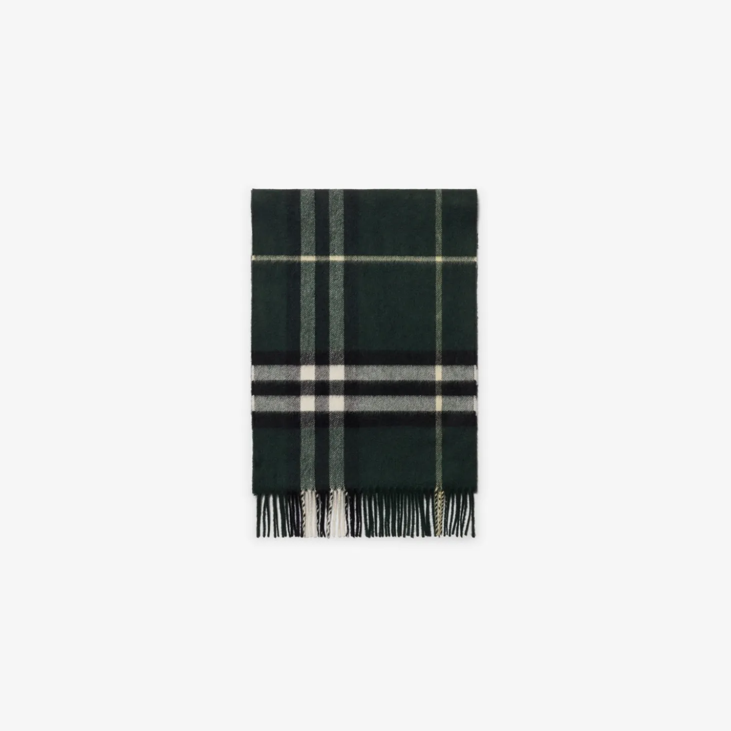 Check Cashmere Scarf