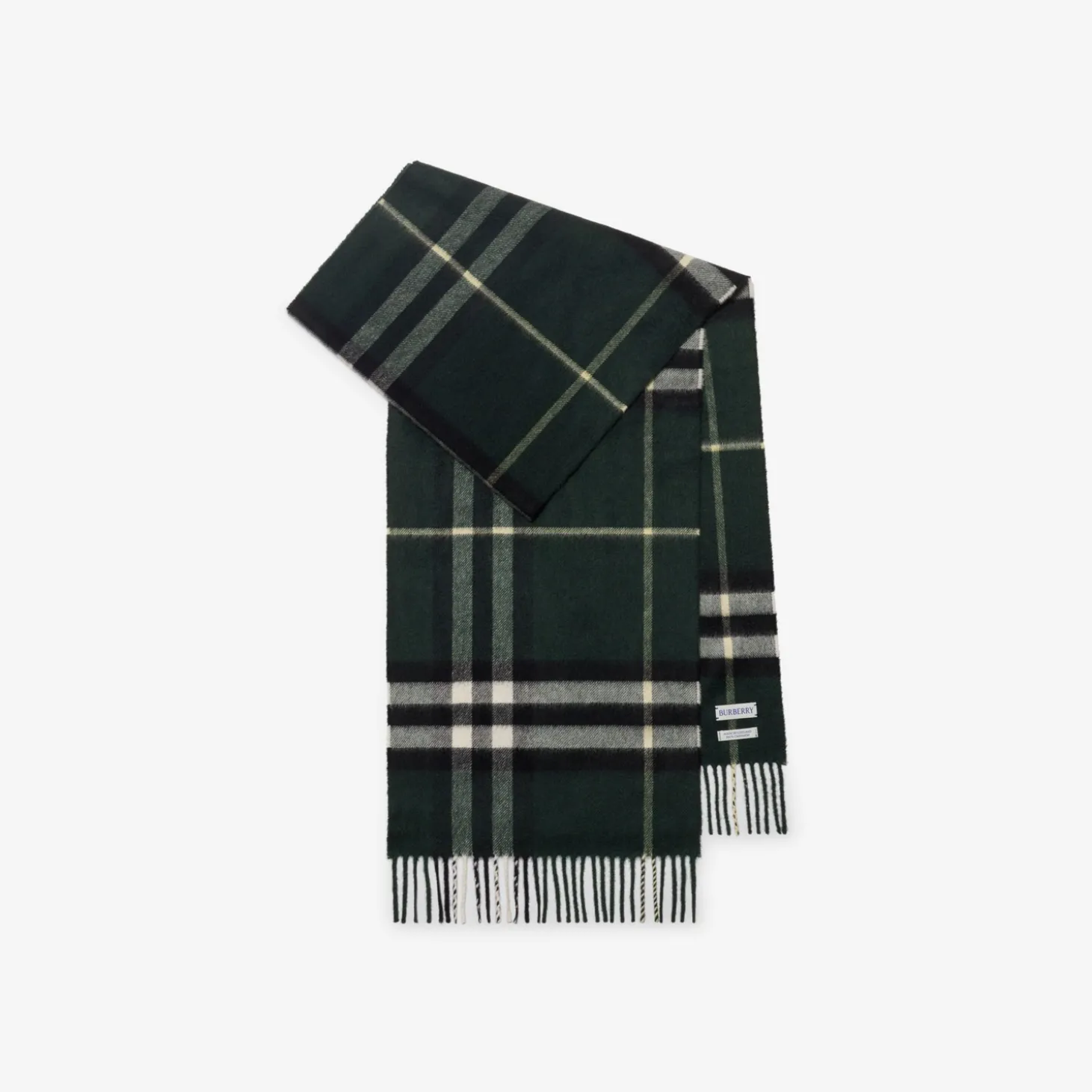 Check Cashmere Scarf