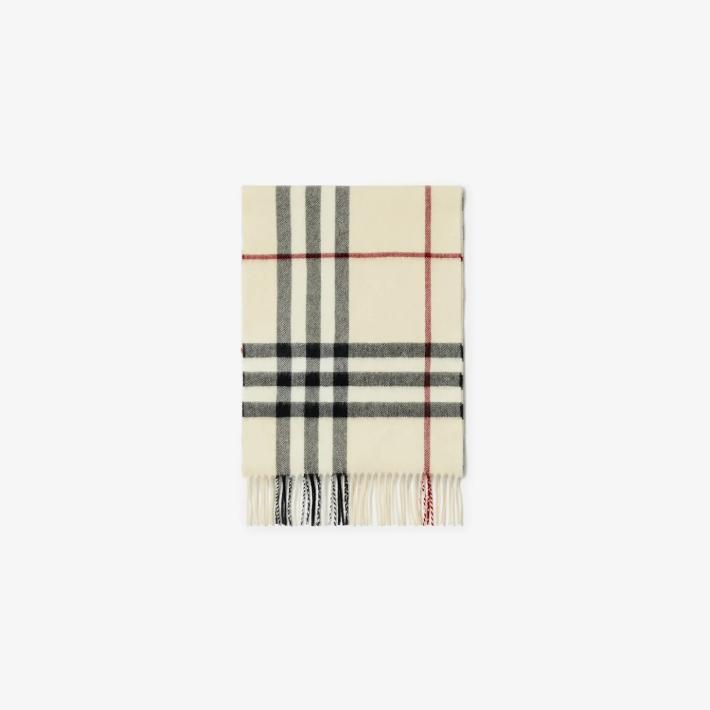 Check Cashmere Scarf
