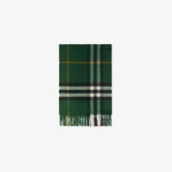 Check Cashmere Scarf