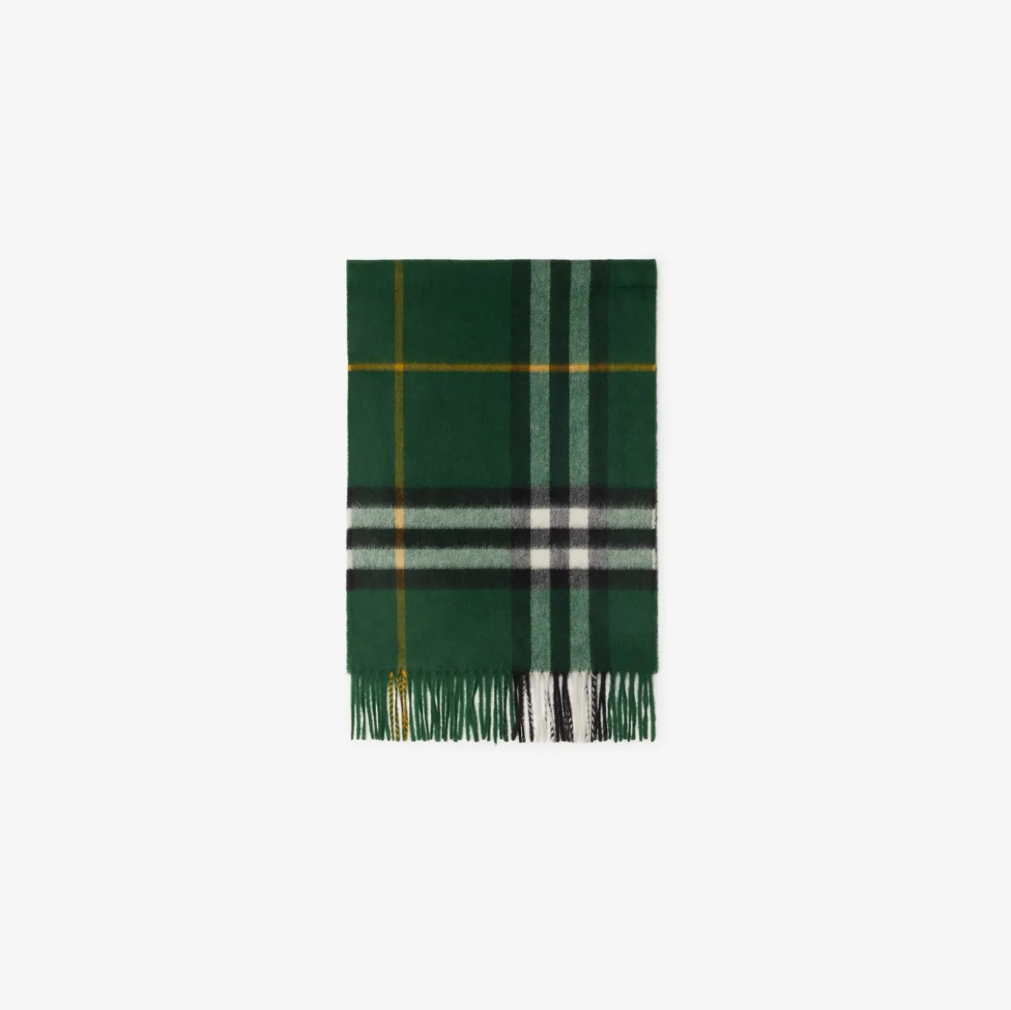 Check Cashmere Scarf