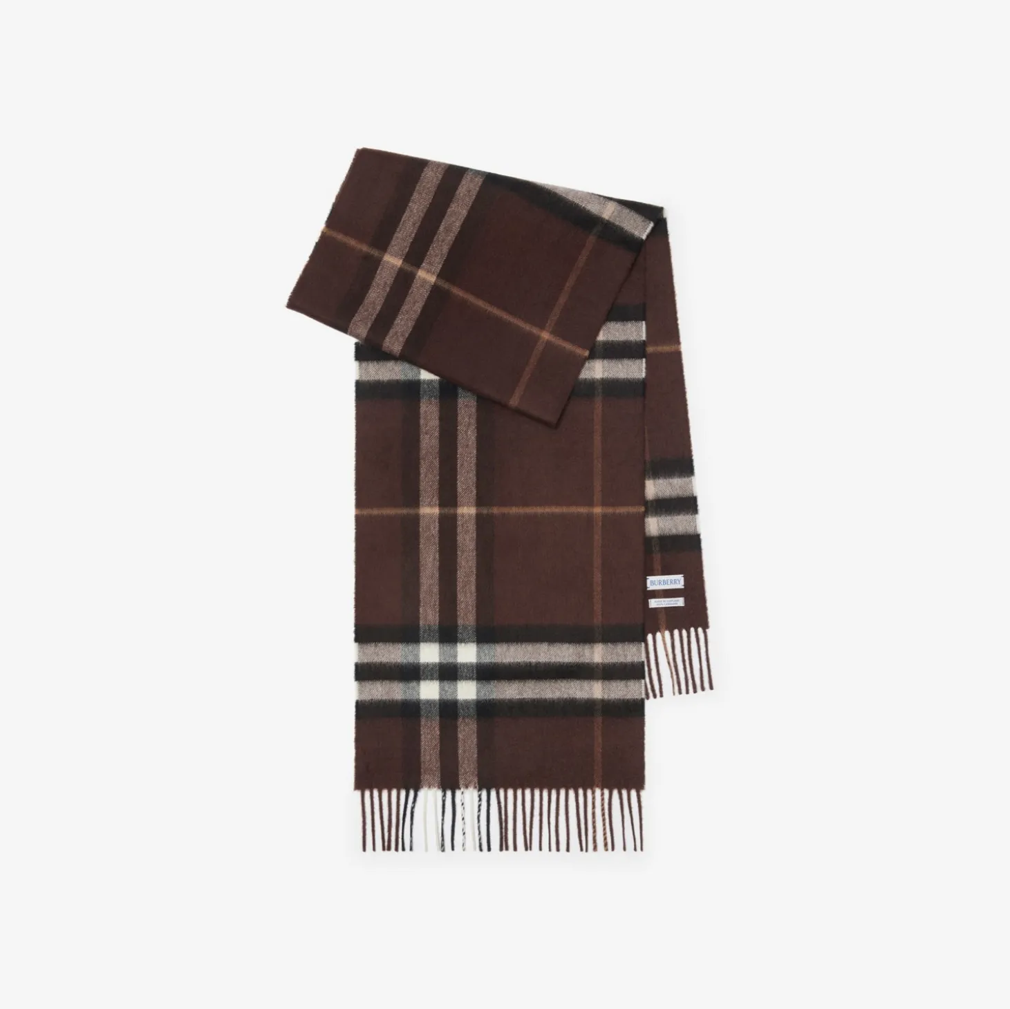 Check Cashmere Scarf