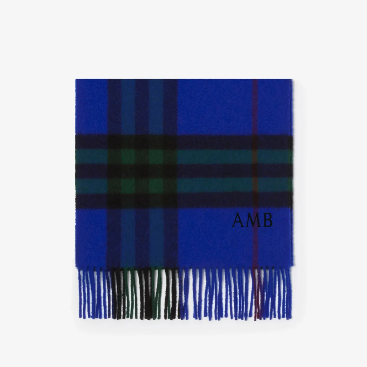 Check Cashmere Scarf