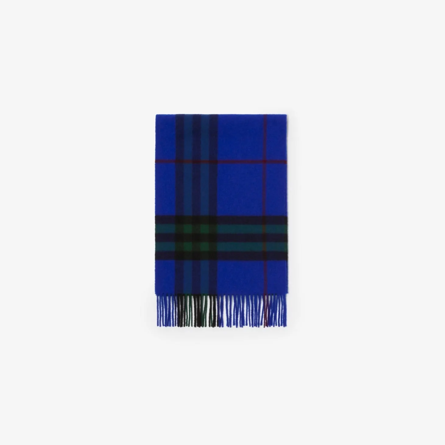 Check Cashmere Scarf