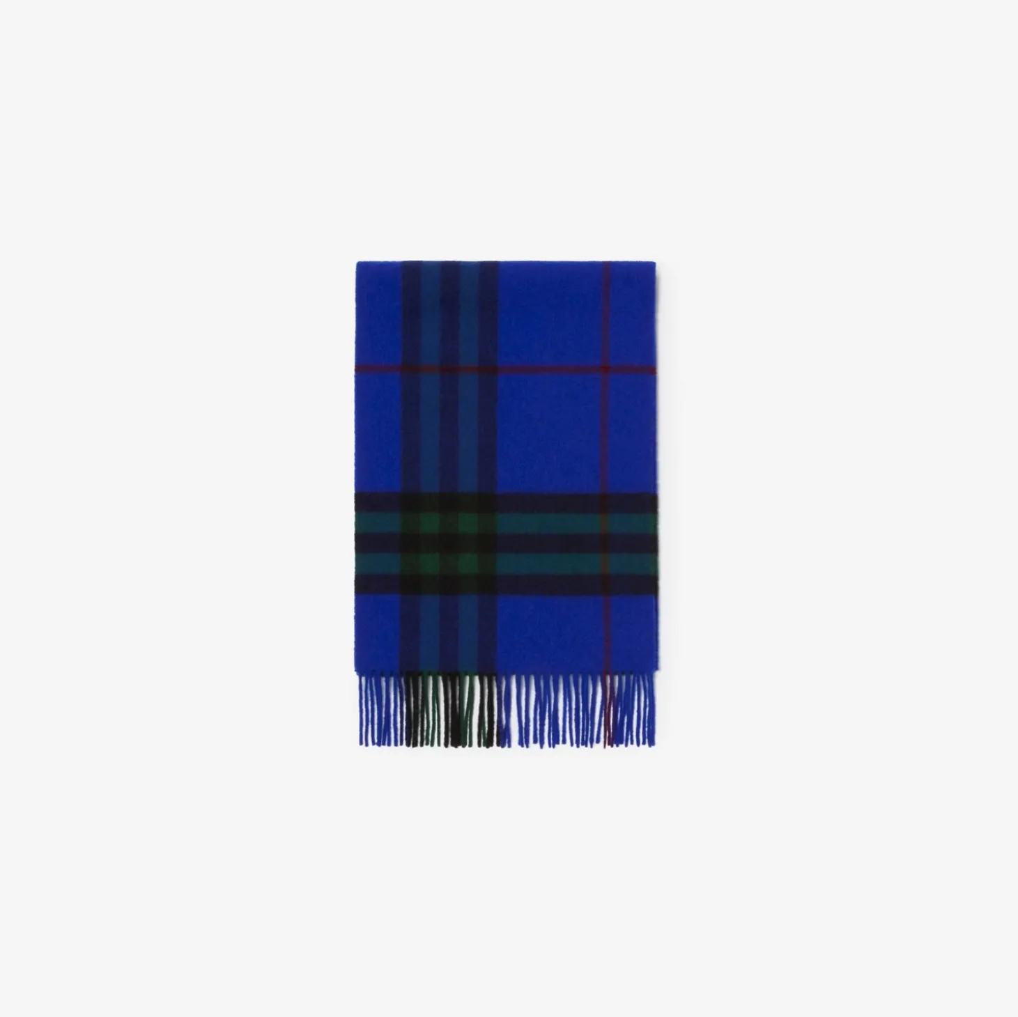 Check Cashmere Scarf