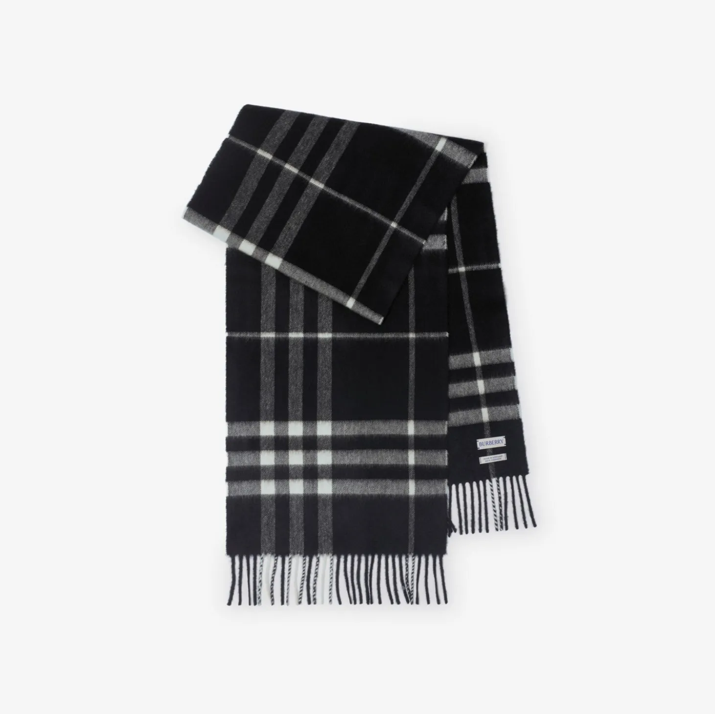 Check Cashmere Scarf