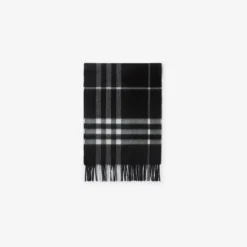 Check Cashmere Scarf