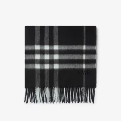 Check Cashmere Scarf