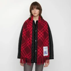 Check Cashmere Scarf