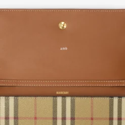 Check Chain Strap Wallet