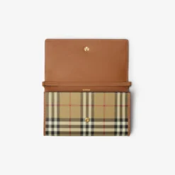 Check Chain Strap Wallet
