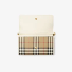 Check Chain Strap Wallet