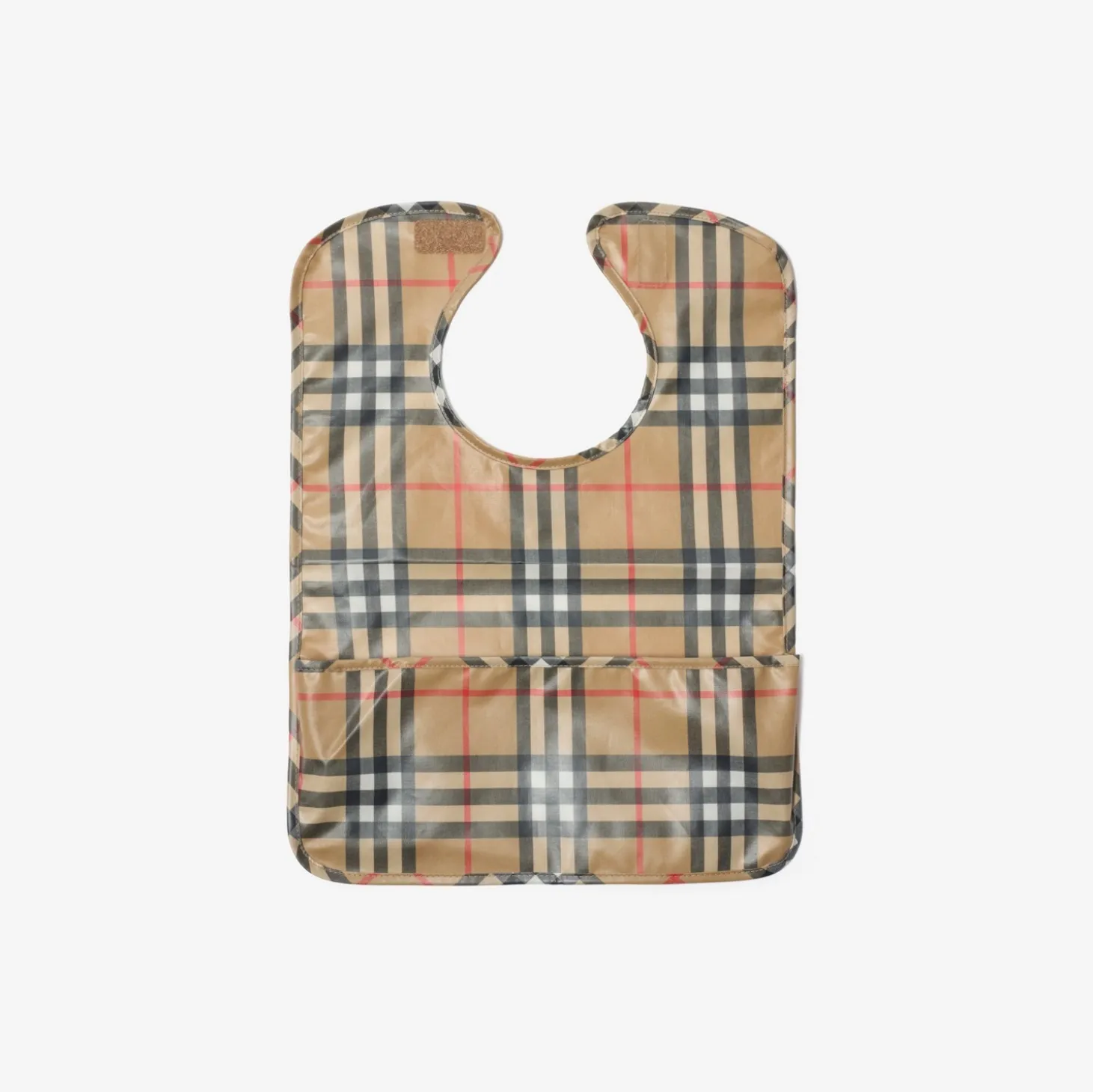Check Coated Cotton Bib