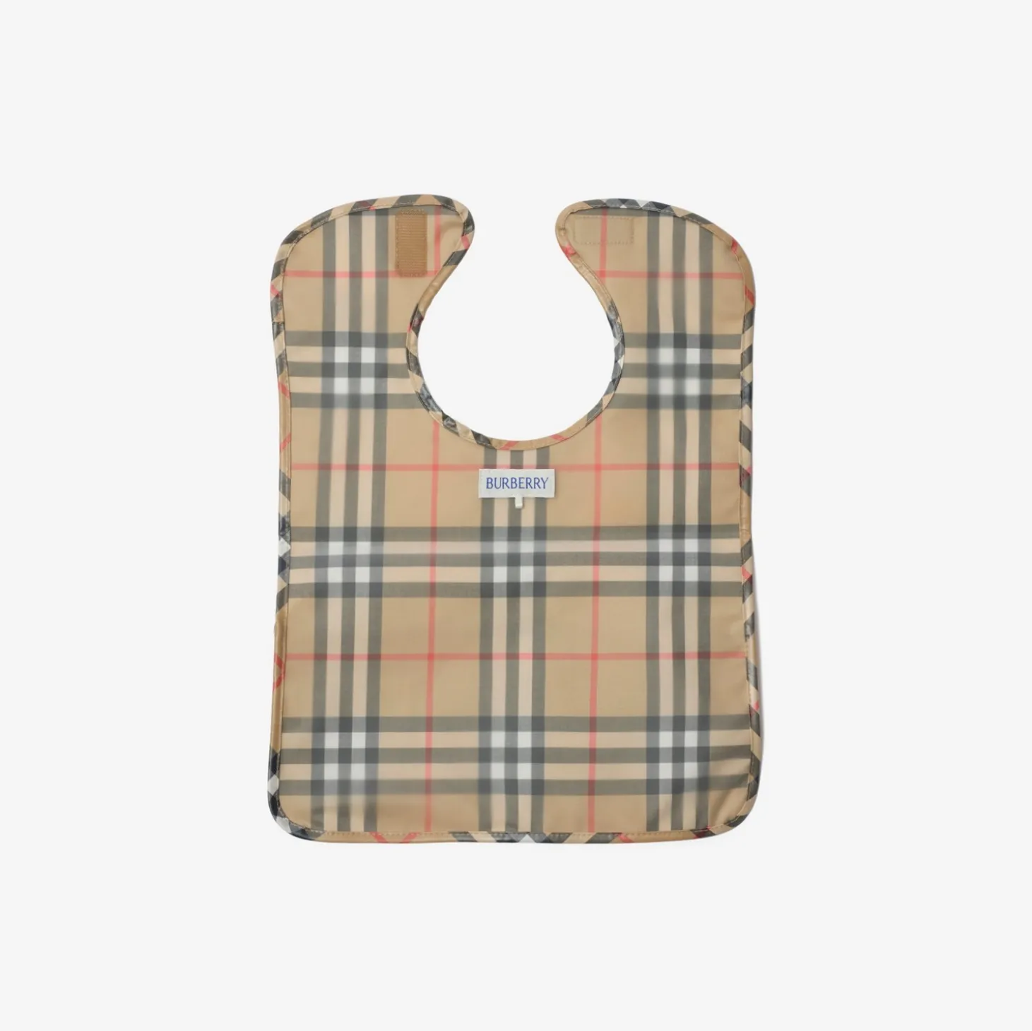 Check Coated Cotton Bib