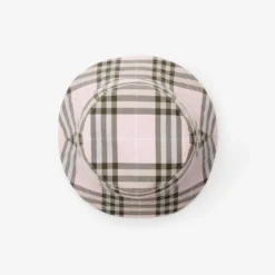 Check Cotton Bucket Hat