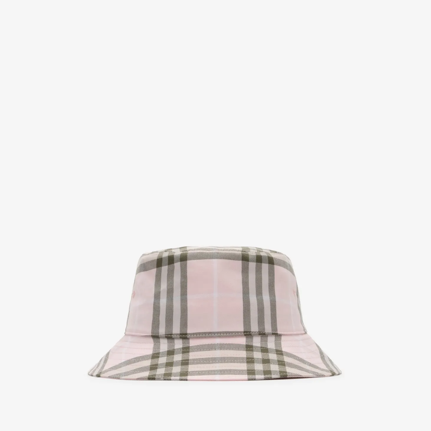 Check Cotton Bucket Hat