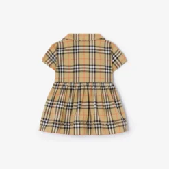 Check Cotton Dress with Bloomers