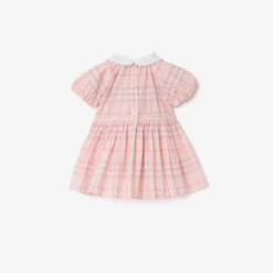 Check Cotton Dress with Bloomers