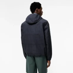 Check Cotton Newport Hooded Jacket