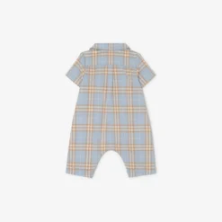 Check Cotton Playsuit