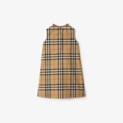 Check Cotton Poplin Dress