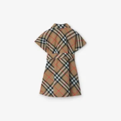 Check Cotton Shirt Dress