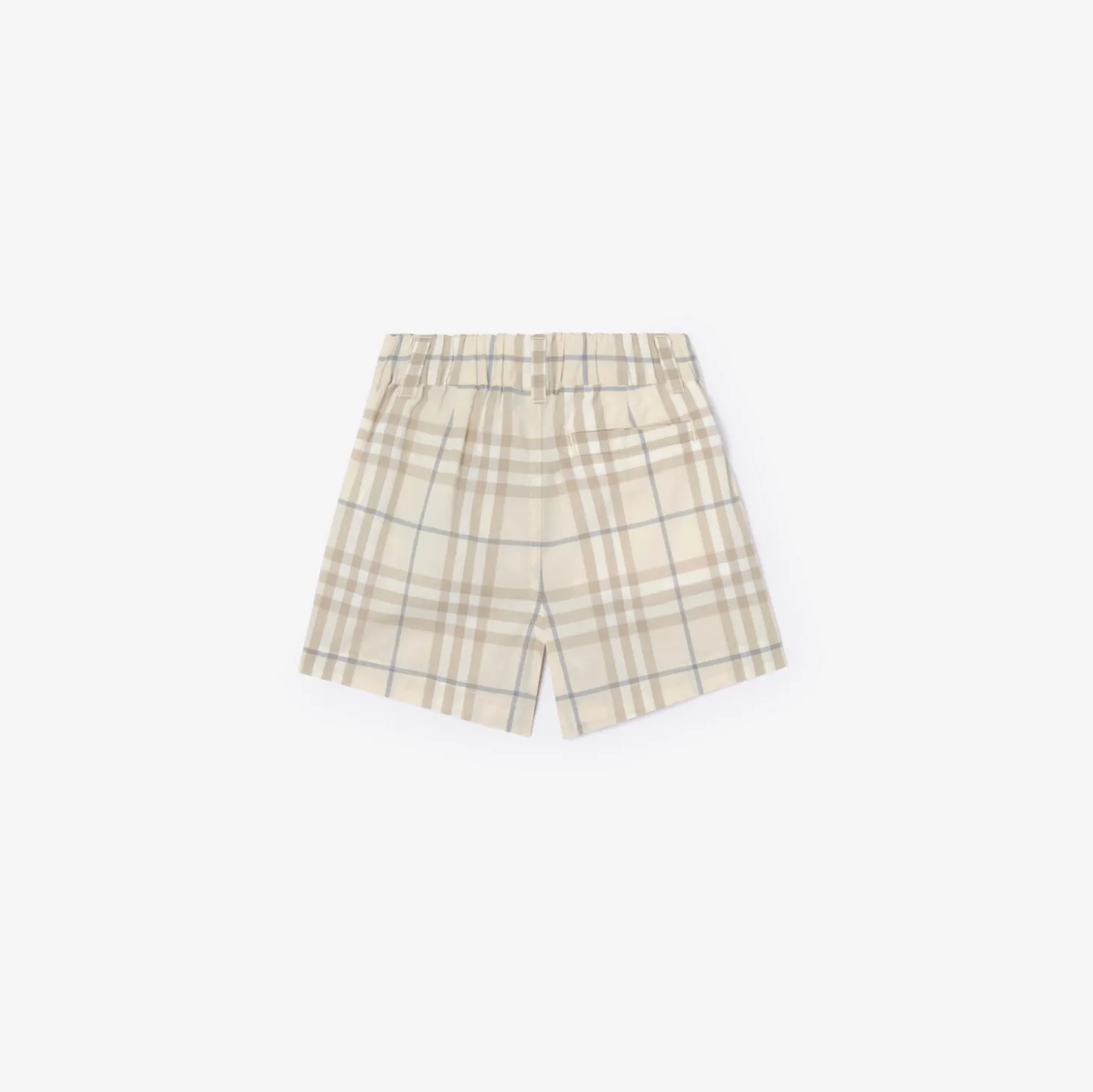 Check Cotton Shorts
