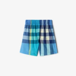 Check Cotton Shorts