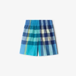 Check Cotton Shorts