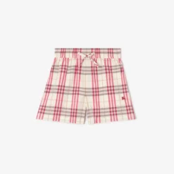 Check Cotton Shorts
