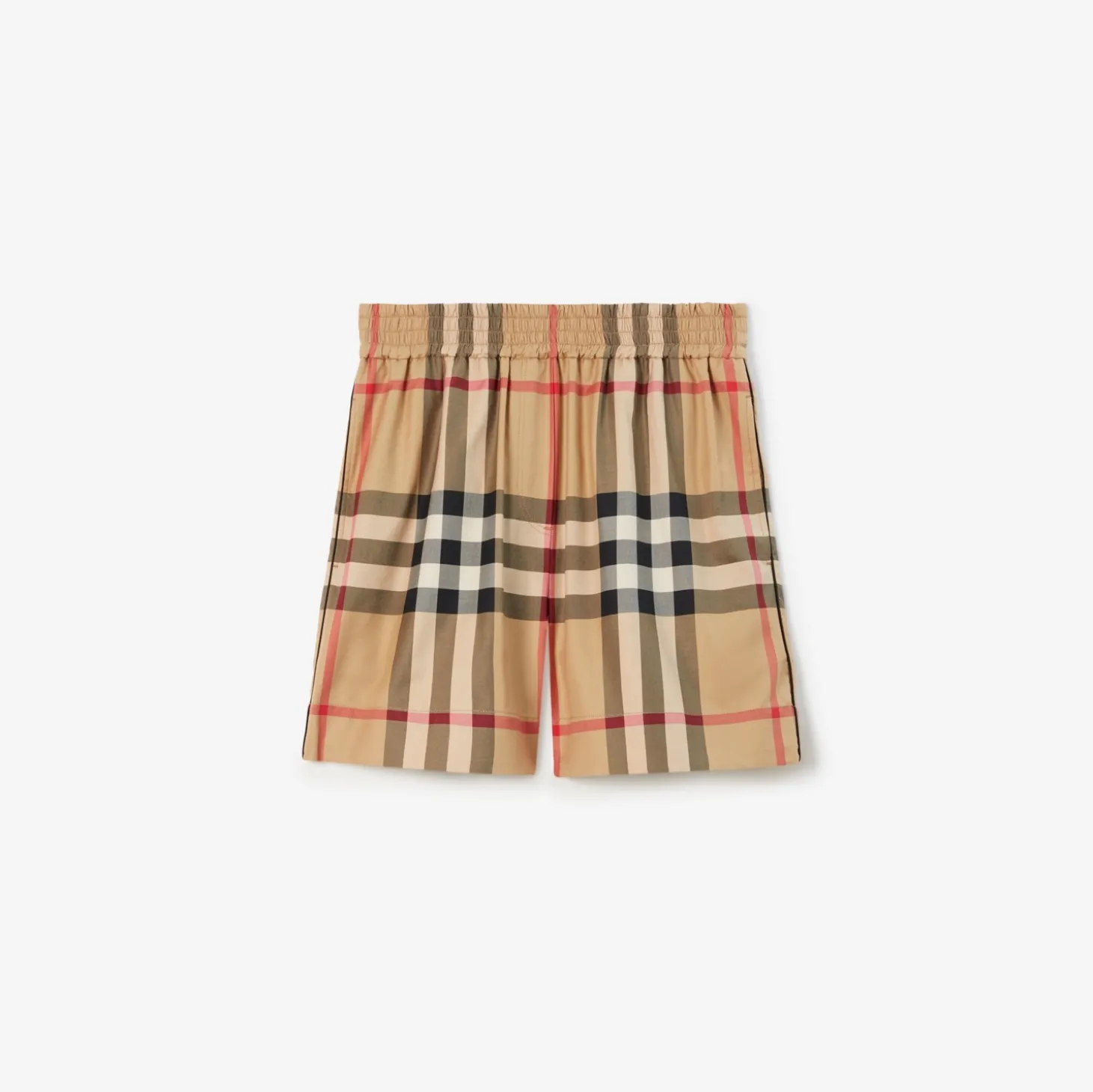 Check Cotton Shorts