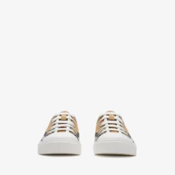 Check Cotton Sneakers