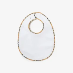 Check Cotton Three-piece Bib Set
