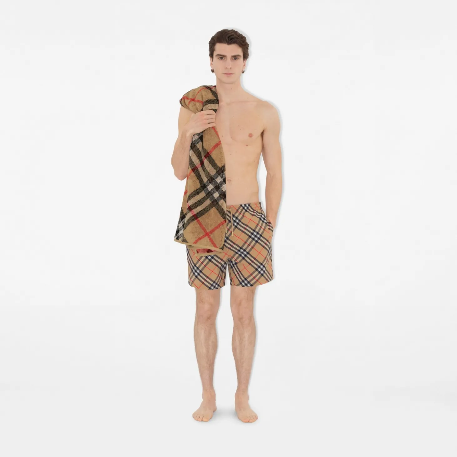 Check Cotton Towel