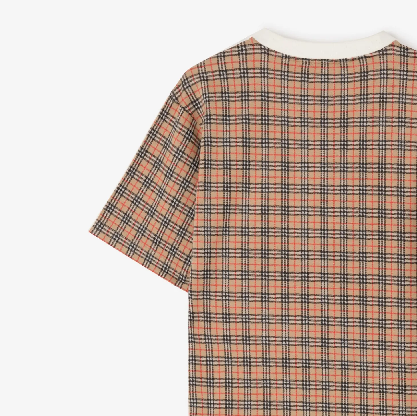 Check Cotton T-shirt