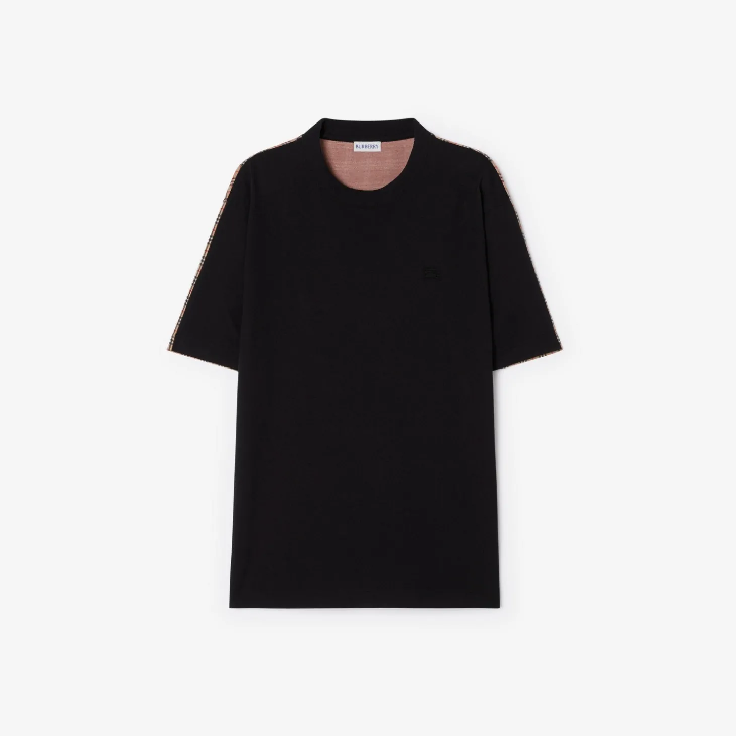 Check Cotton T-shirt