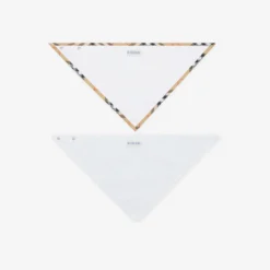 Check Cotton Two-piece Bib Set