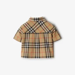 Check Cotton Two-piece Set