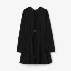 Check Cotton Voile Dress