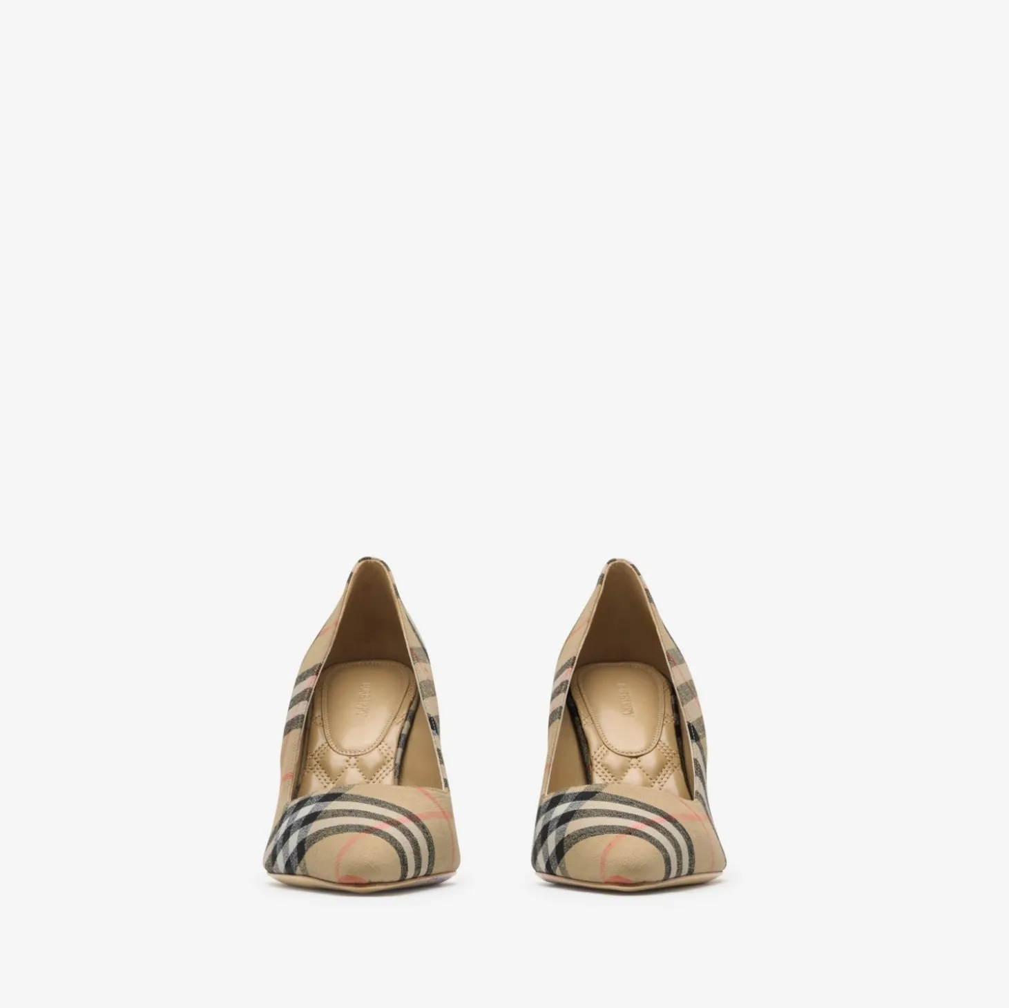 Check Dame Pumps