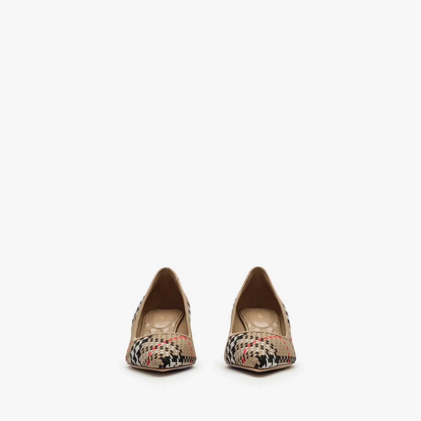 Check Dame Pumps