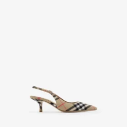 Check Dame Slingback Pumps​