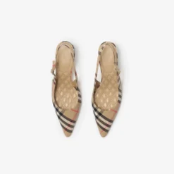 Check Dame Slingback Pumps​