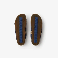 Check Denim Urchin Sandals