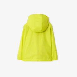 Checker-tape Nylon Hooded Jacket